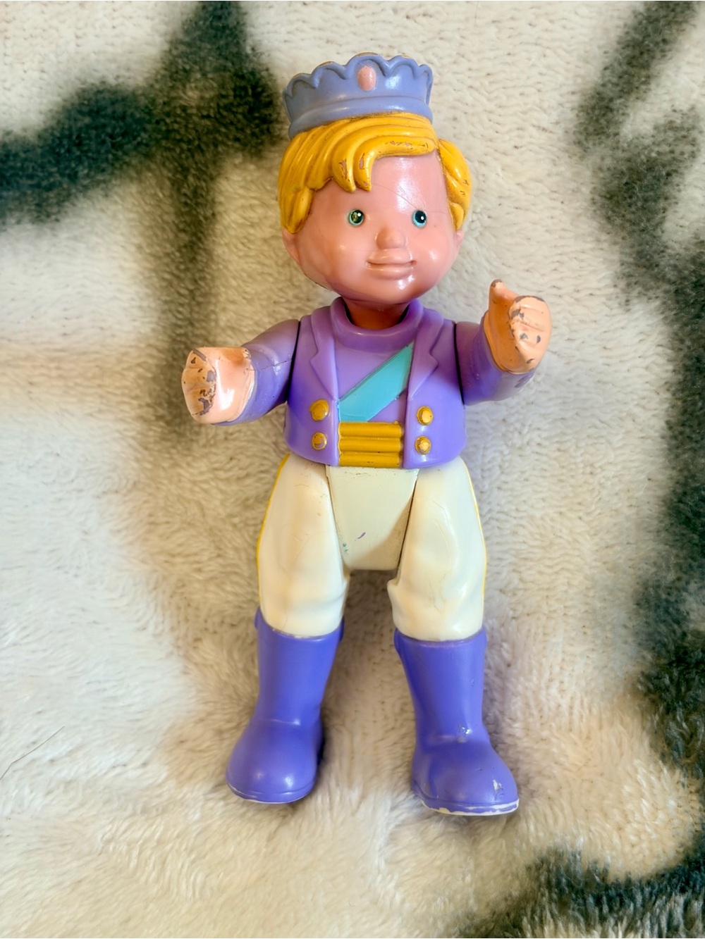 1995 FISHER-PRICE Loving Family “Once Upon A Dream” Royal Prince 4” Doll Figure